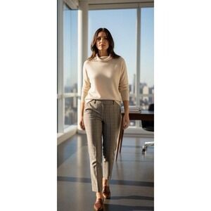 Rafaella Stretch Pants Women's Size 8 Warm Taupe